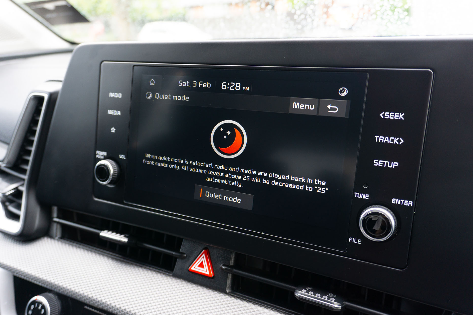 Kia Sportage Quiet Mode