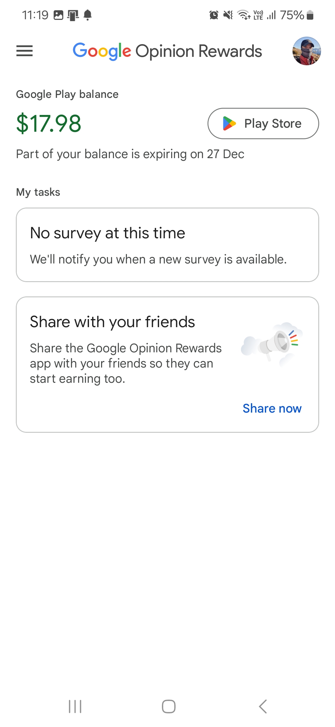 Google Opinion Rewards