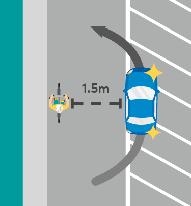 Using a flush median to overtake
