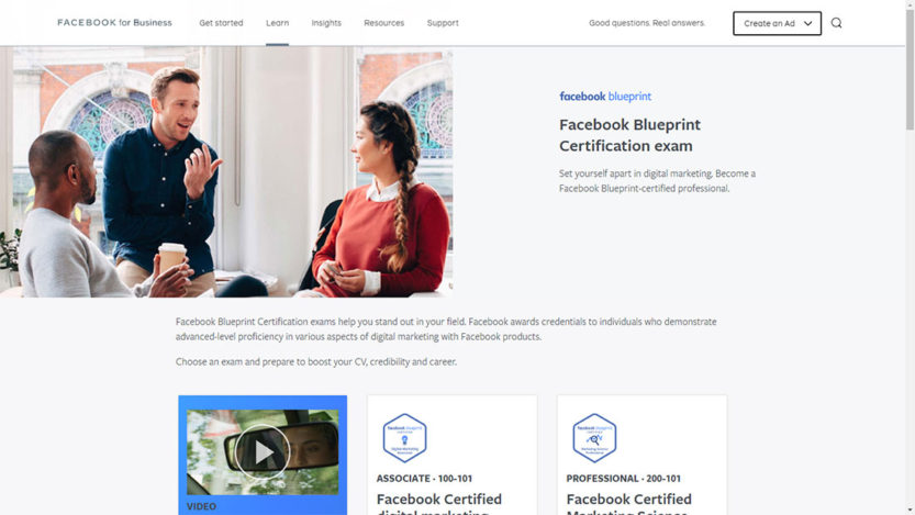 Facebook Blueprint Online Courses