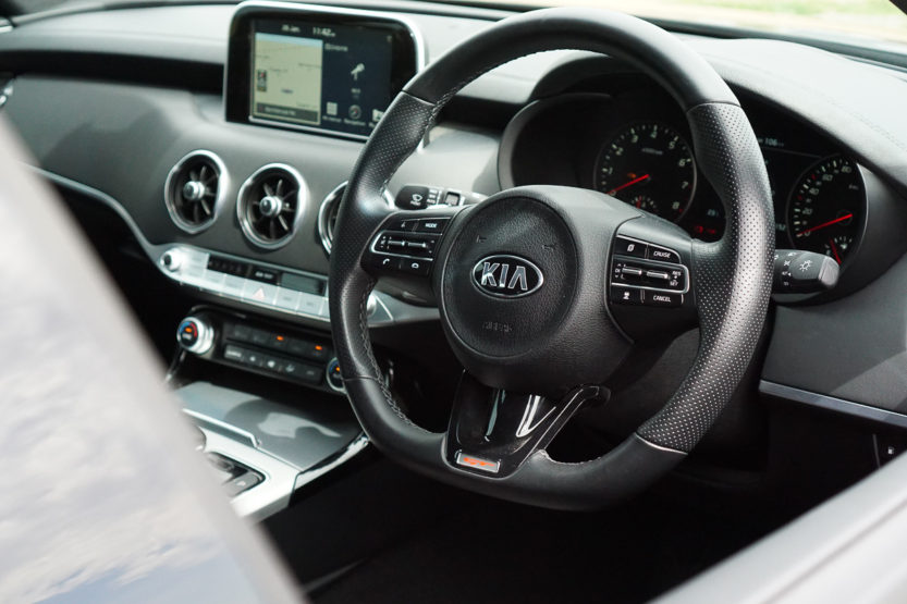 Kia Stinger GT dashboard