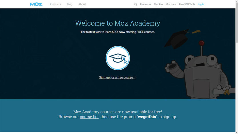 MOZ Free Online Courses
