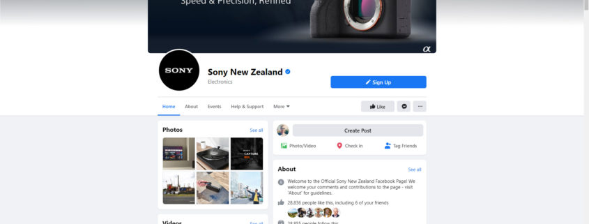 New Facebook Page Design