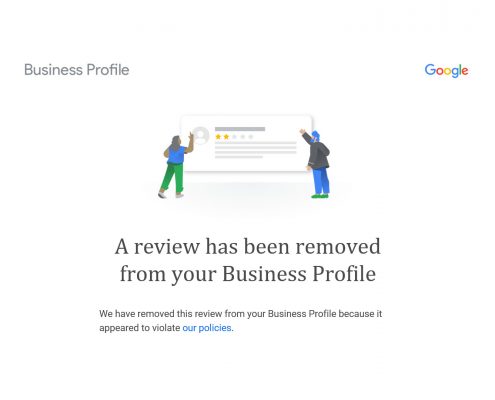 Remove irrelevant Google Reviews