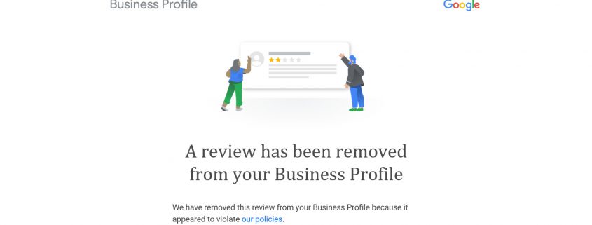 Remove irrelevant Google Reviews