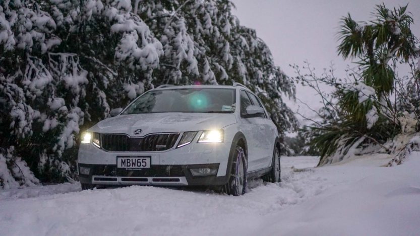 ŠKODA Octavia Scout in snow