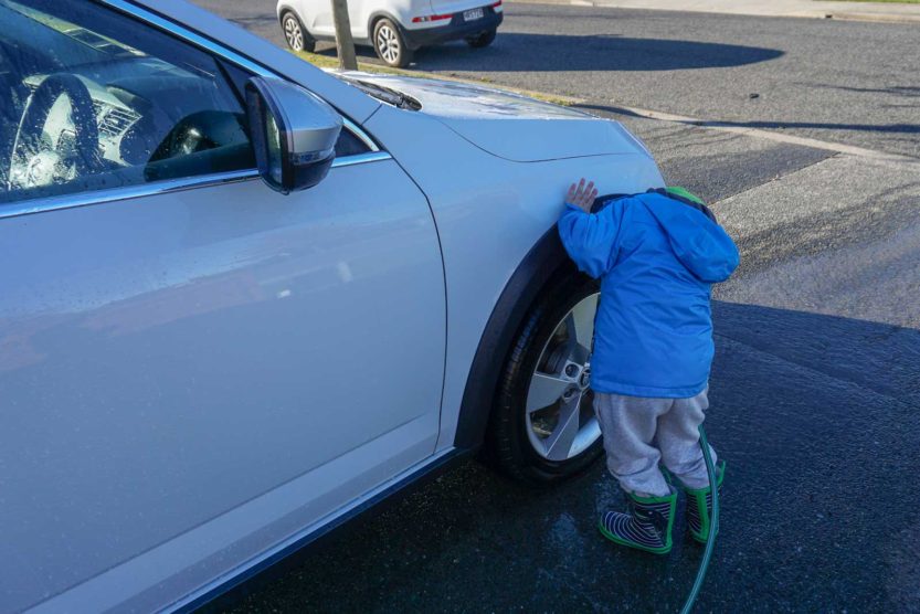 ŠKODA Octavia Scout car wash