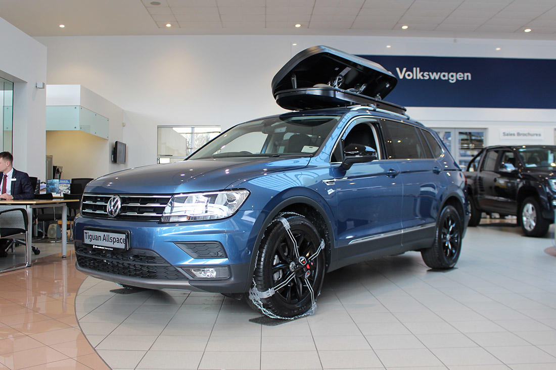 Volkswagen Tiguan Allspace with Off-road and Snow Accessories