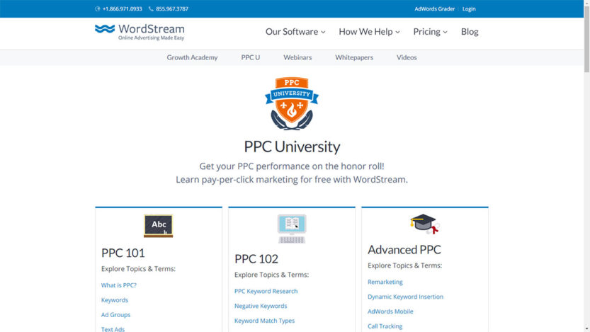 WordStream Online Courses