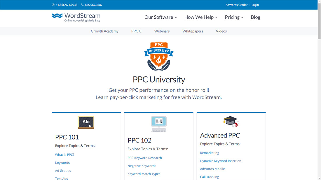 WordStream Online Courses WordStream Online Courses